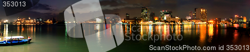 Image of saigon night (panorama)