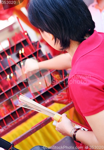 Image of Lighting incense