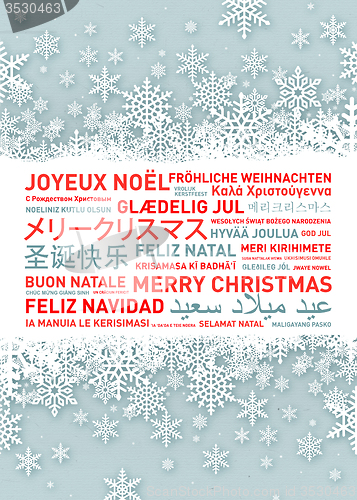 Image of Merry christmas from the world
