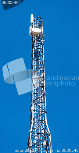 Image of High-Tech Electronic Communications Tower