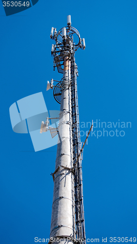 Image of High-Tech Electronic Communications Tower