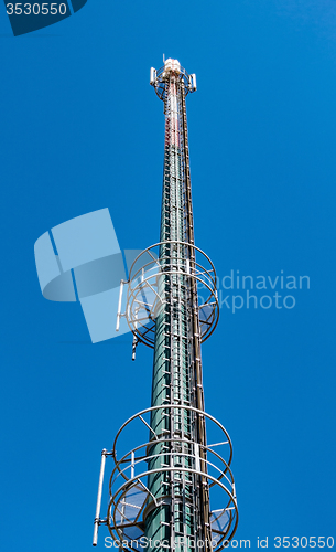 Image of High-Tech Electronic Communications Tower