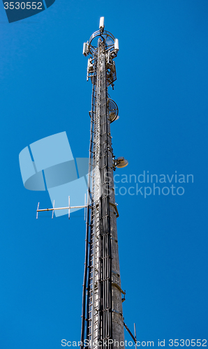 Image of High-Tech Electronic Communications Tower