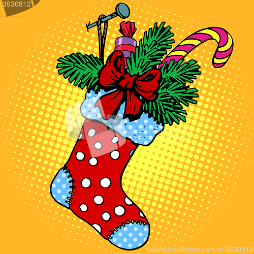 Image of Christmas sock for gifts