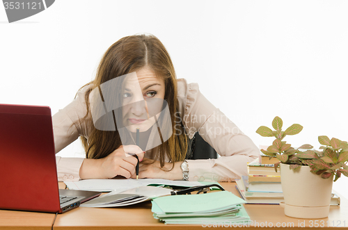 Image of Master boring checked notebook students