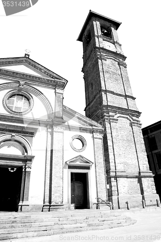 Image of  exterior old architecture in italy europe milan religion       