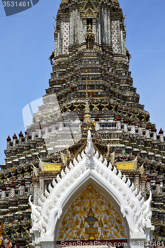 Image of asia  thailand  in  bangkok s  cross colors  roof   colors      