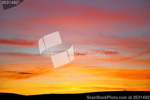 Image of   in   white soft clouds and abstract background