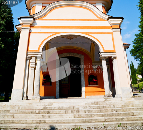 Image of monument old architecture in italy europe milan religion       a