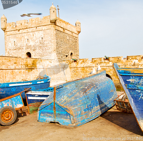 Image of cannon    in africa morocco old castle  