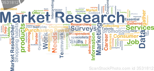 Image of Market research background concept