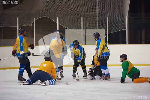 Image of ice hockey sport players