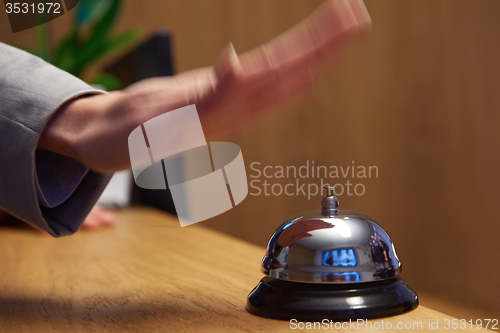 Image of hotel reception bell