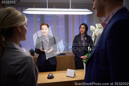 Image of Couple on a business trip