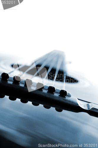 Image of Guitar close up