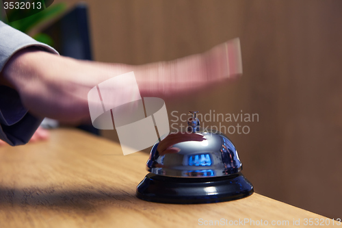 Image of hotel reception bell