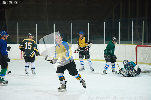 Image of ice hockey sport players