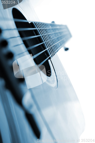 Image of Guitar close up