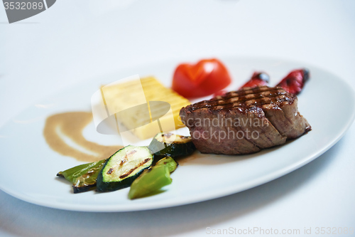 Image of tasty steak