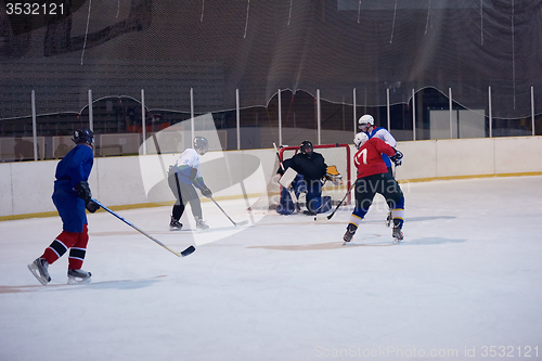 Image of ice hockey sport players