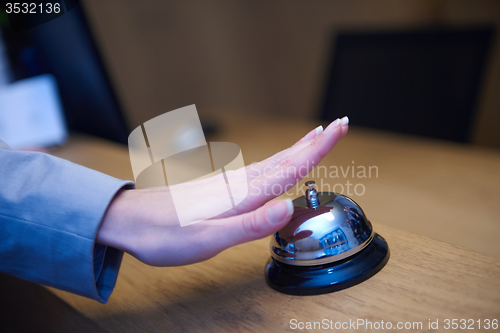 Image of hotel reception bell