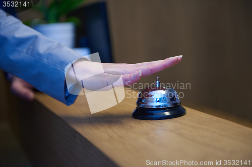 Image of hotel reception bell