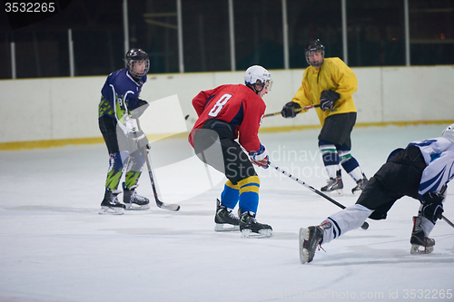 Image of ice hockey sport players