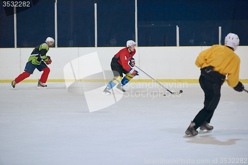 Image of ice hockey sport players