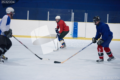 Image of ice hockey sport players