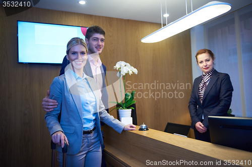 Image of Couple on a business trip