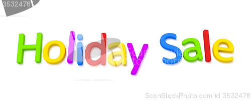 Image of holiday sale