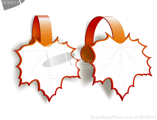 Image of Maple Leaves advertising wobblers