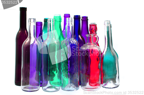 Image of glass bottles