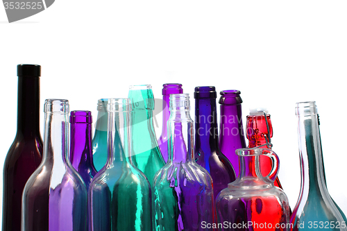 Image of glass bottles