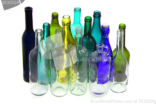 Image of glass bottles