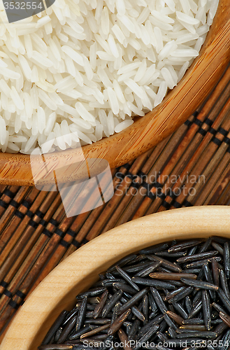 Image of White and Brown Rice
