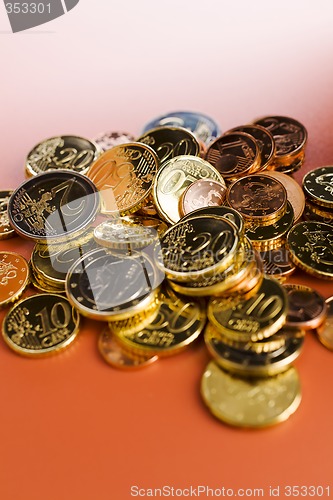 Image of euro coins