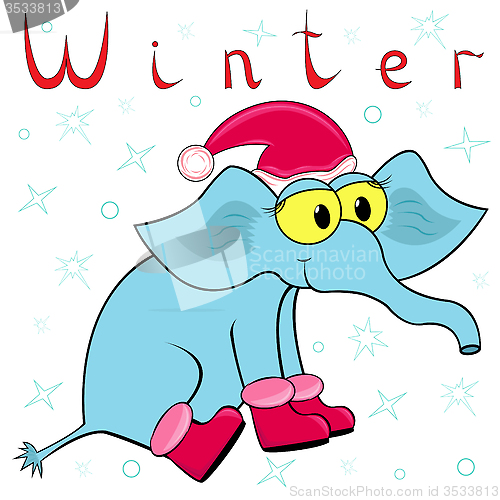 Image of Why Elephant is so cold in winter?