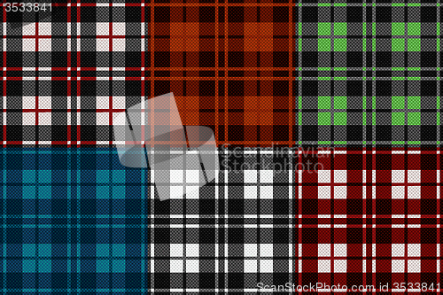 Image of Six seamless checkered patterns