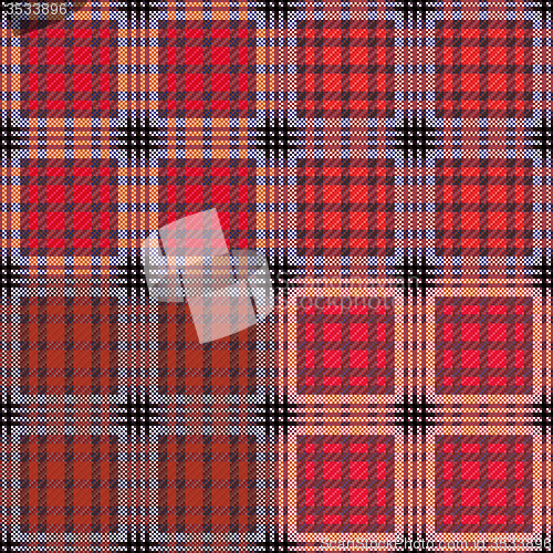 Image of Four seamless checkered patterns