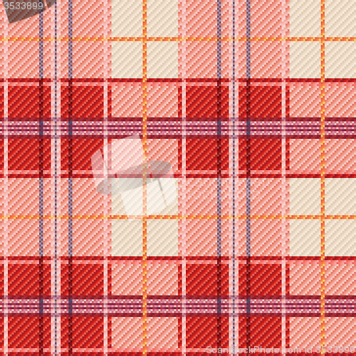 Image of Seamless checkered red and white pattern