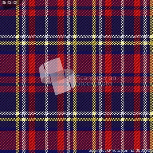 Image of Seamless checkered red and blue pattern
