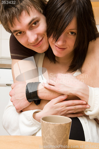 Image of Smiling attractive couple