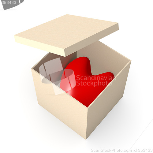 Image of Heart in a box