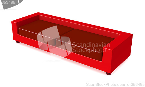 Image of Red Sofa