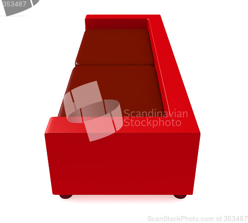 Image of Red Sofa