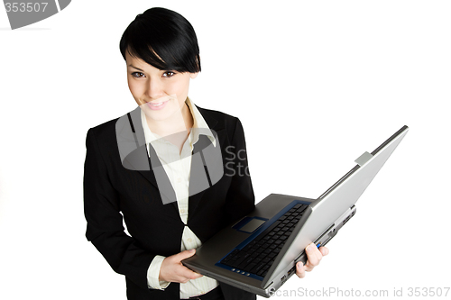 Image of Working businesswoman