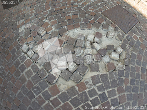 Image of Uneven stone floor