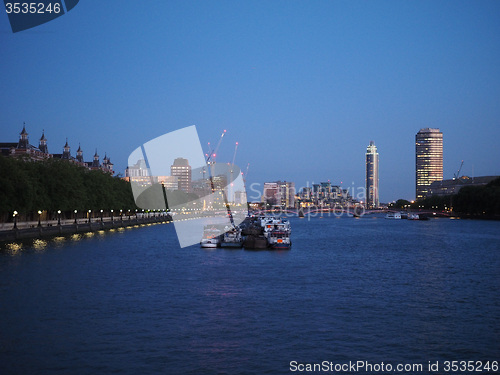 Image of River Thames in London