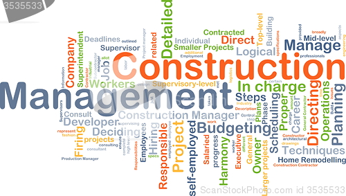 Image of Construction management background concept